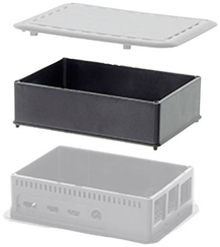 TEKO RPI4-SPACER.9 Gehäuse-Komponente 93 x 58.9 x 25 Kunststoff Schwarz 1St.