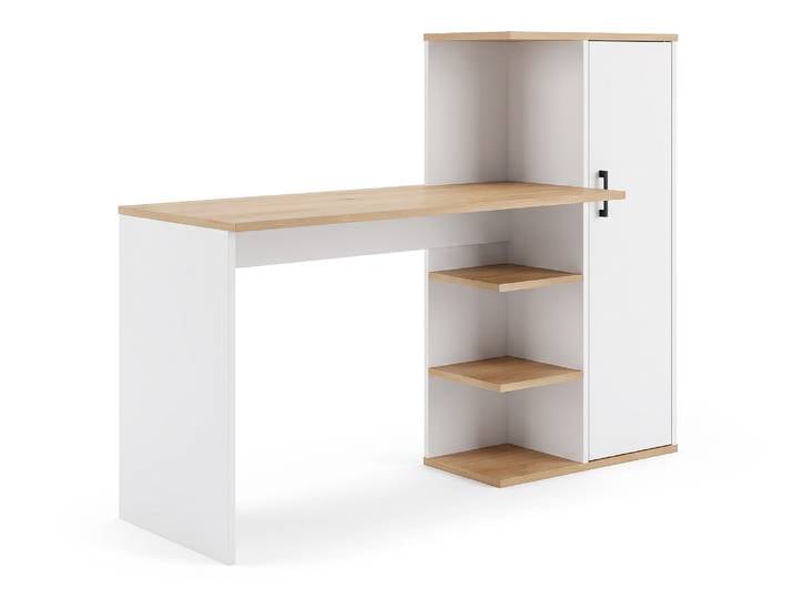 Bureau Willy Chene/blanc - Basika