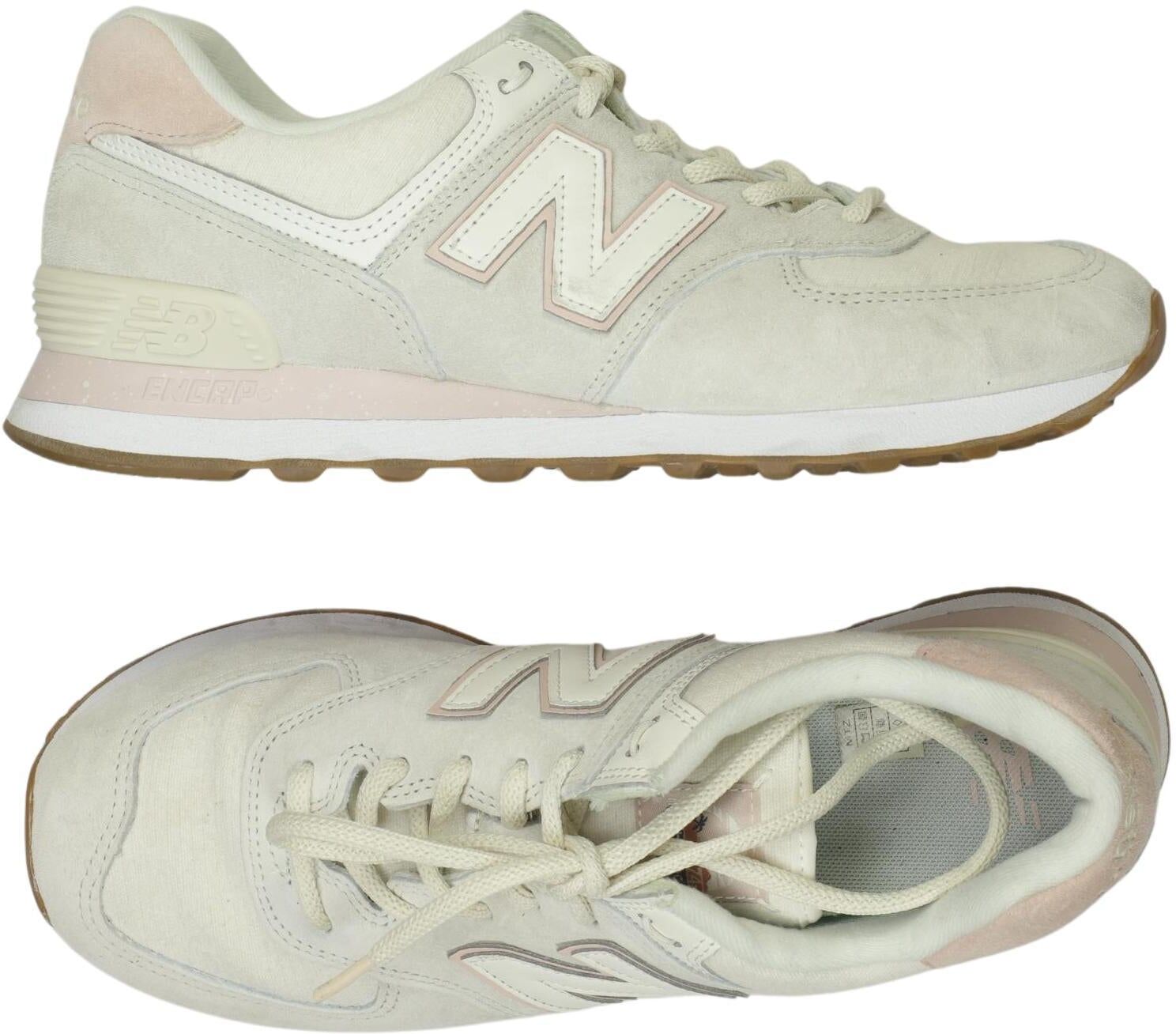 New Balance Damen Sneaker, Cremeweiß, Gr. EU 40.5, Leder - Second Hand