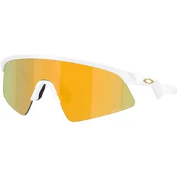 Oakley, Unisex, Sportbrille, Resistor Sweep (matt white, Prizm 24k), Weiss