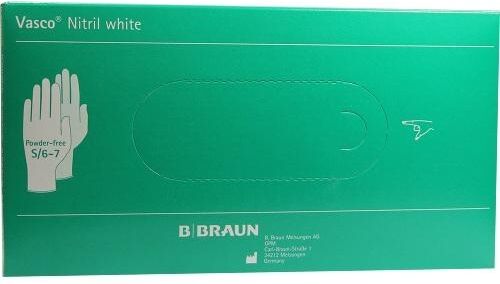Vasco Nitril white Untersuchungshandschuhe Größe s