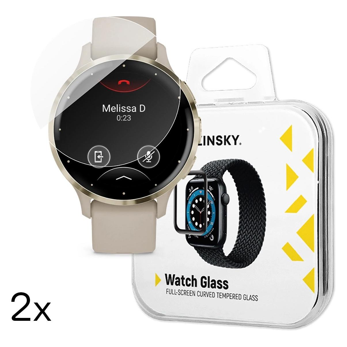 Wozinsky 2x Full Glue Garmin Venu 3S (41mm) (2x Wozinsky Full Glue Garmin Venu 3S (41mm))