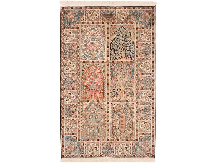 Kaschmir Seide Teppich 93x146 Handgeknüpft Orientteppich Seide