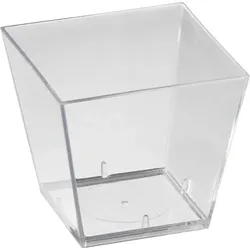 600x DUNI Square 49 x 49 x 46 mm Transparent ungeteilt