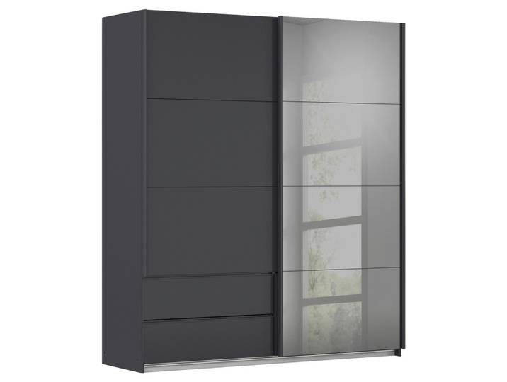 Schwebetürenschrank 181/210/62 cm Grau