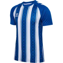 hummel hmlMATCH Striped Fußballtrikot 7691 - true blue/white 140