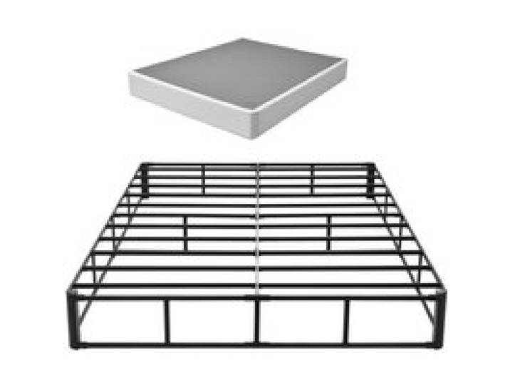 VEVOR Boxspringbettgestell 2010x1515x230mm, Bettgestell mit Waschbarem Stoffbezug, Metallrahmen für Queensize-Betten, 23 cm Matratzenauflage, max. Belastbarkeit 1587,57 kg (OHNE Matratze)