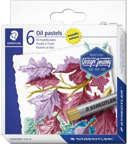 Staedtler Dj Oliefarver   Olie Met.   6 Farver