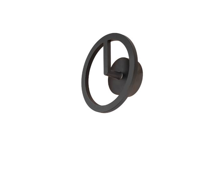 Q-Ring Applique Murale 3000K IP65 Black - SLV - Terrasse - Aluminium