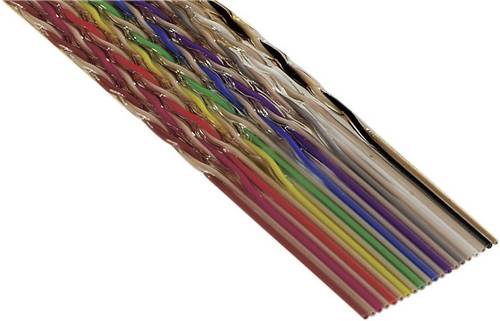 3M 1700/10 100 SF Flachbandkabel Rastermaß: 1.27mm 10 x 0.08mm² Bunt Meterware