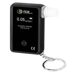 PCE Instruments Alkoholtester PCE-ALC 30 Alarm einstellbar schnell < 5 s Messbereich 0..4 g/l mg/l, g/l, % BAC, ‰ BAC