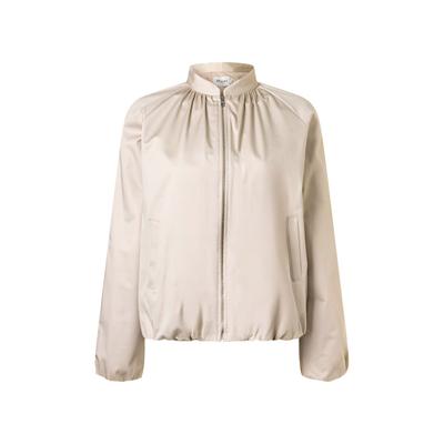 Blouson MAERZ MUENCHEN "Maerz Muenchen 181801 Blousonjacke Damen Bekleidung", Damen, Gr. 38, beige (braun), 96% Baumwolle, 4% Elasthan, Bündchen, Jacken Blouson