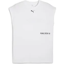 PUMA Herren Shirt M GRAPHIC CUTOFF TANK, Größe L in Weiß Weiß