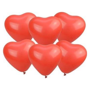 Arpex Rote Herzballons 28cm 100 Stk (100x) (47592841)