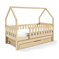 KINDERBETT BAMBINA mit Bettkasten 80x160 cm Kieferfarben