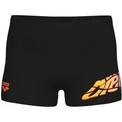 ARENA Kinder Badehose B LETTERING SWIM SHORT, Größe 140 in Schwarz Schwarz