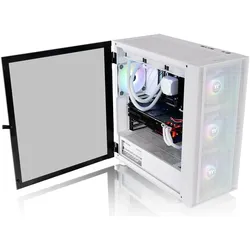 Thermaltake tt divider h570 tg argb wh (ATX, mATX, Mini-ITX), PC Gehäuse, Weiss