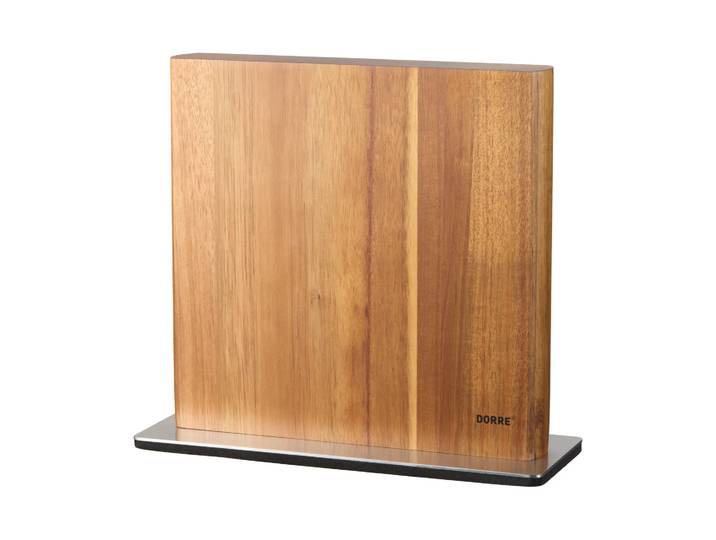 Dorre Bloc magnétique à couteaux Kira Acier inoxydable-bois d’acacia FSC