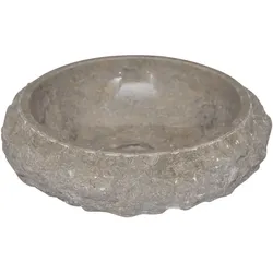 Helloshop26 - Waschbecken Aufsatzwaschbecken WC-Waschbecken Handwaschbecken für Badezimmer Waschbecken für den Innenbereich grau 40 02_0002802
