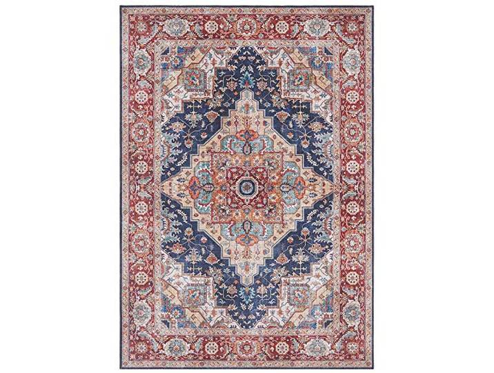 Nouristan Asmar Teppich – Wohnzimmerteppich Orient-Touch Detailiertes Muster Florales Kurflor Flachgewebe Teppich für Esszimmer, Wohnzimmer, Schlafzimmer – Blau, 160x230cm