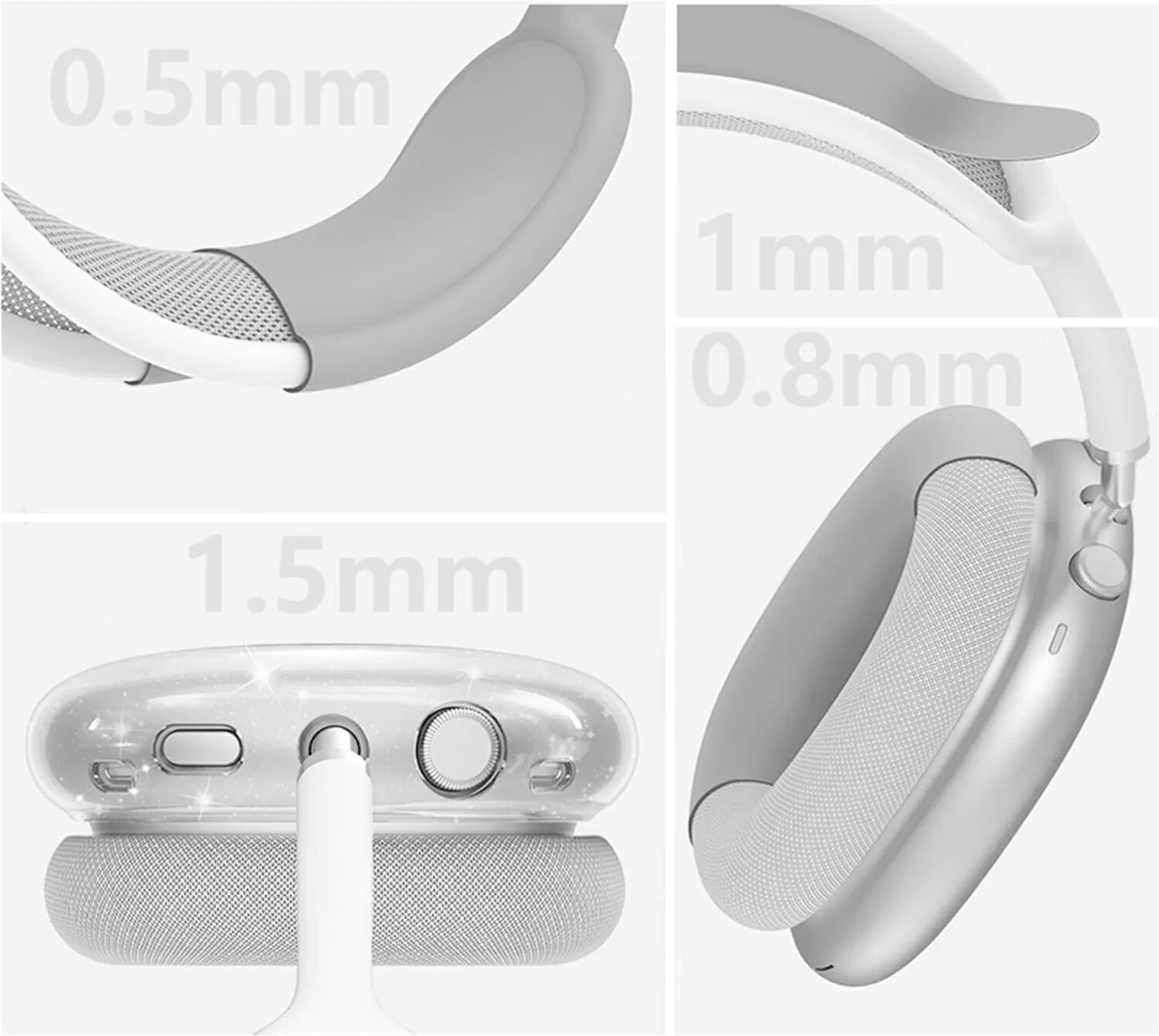 INF Glitzernde Hülle für AirPods Max