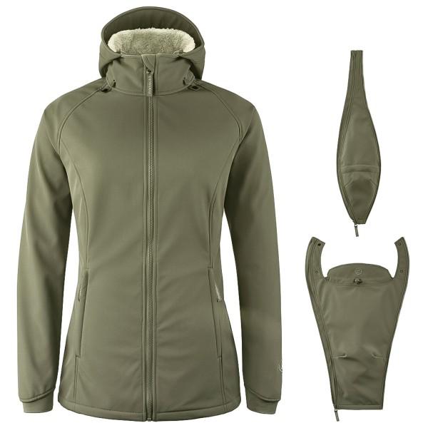 Mamalila - Women's Winter-Softshelljacke Allrounder - Softshelljacke Gr XL oliv