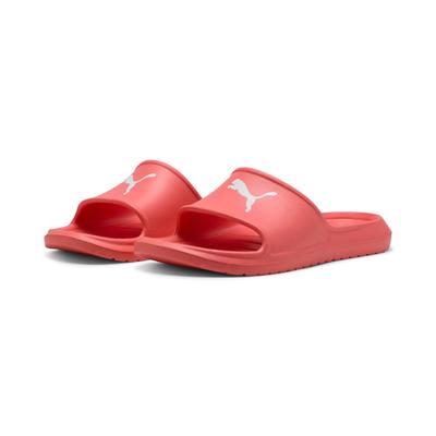 Badesandale PUMA "DIVECAT V2 LITE CAT", Damen, Gr. 39, weiß (peach frost, puma weiß), Synthetik, unifarben, Schuhe, wasserfestes Material, federleichtes, formgepresstes Material