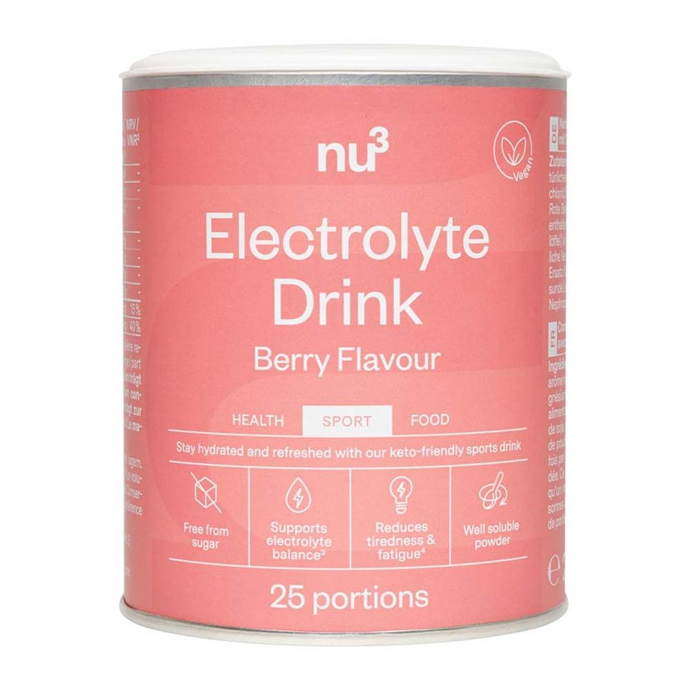 nu3 Elektrolyte Drink Berry 250 g Pulver