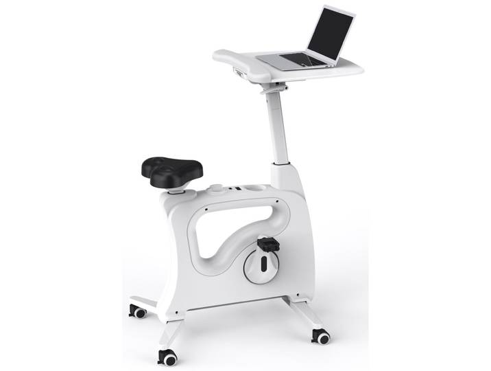 Vélo-bureau First 123 x 59 cm avec table réglable 50 x 56 cm