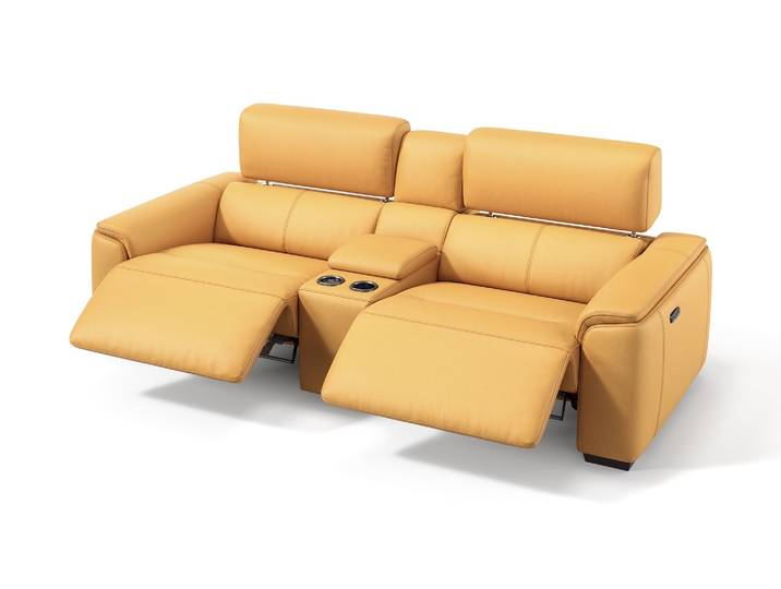 Leder Heimkinosessel CALVERA 2er Sofa Kinosofa Kinocouch