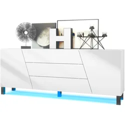 SIDEBOARD Houston Weiß matt