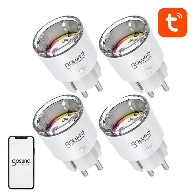 Gosund EP2 WiFi smart socket, 4 pieces (four-pack) 10A Tuya (EP2-4)