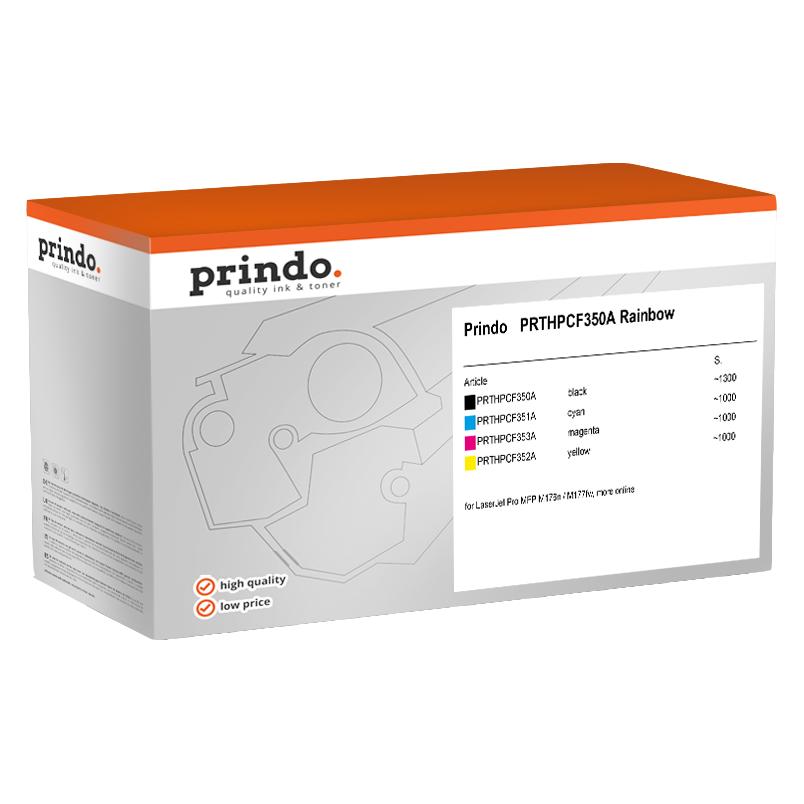 Prindo kompatibel mit HP 130A BK/C//Y (BK, C, M, Y) (PRTHPCF350A RAINBOW)