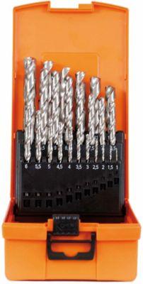 Projahn Spiralbohrer-Set, HSS-G, 25-teilig, Ø 1–13 mm / 0,5 mm Schritte, in Kunststoffkassette