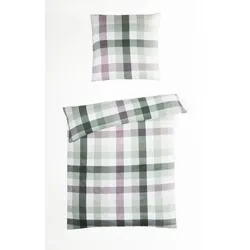 Bettwäsche GLORIA Satin (BT 135x200 cm) - grün - BT 135x200 cm