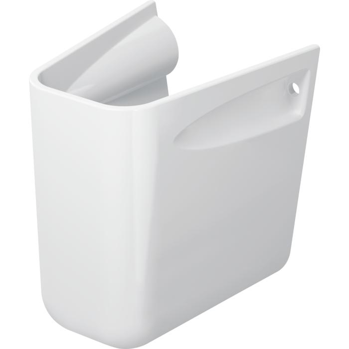Duravit D-Code Halbsäule 0857180000 24,5x26,8cm, weiß