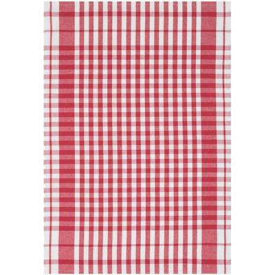 Geschirrtuch STUCO "vichy", rot (rot, weiß), B:50cm L:70cm, 100% Baumwolle, Geschirrtücher, Geschirrtuch