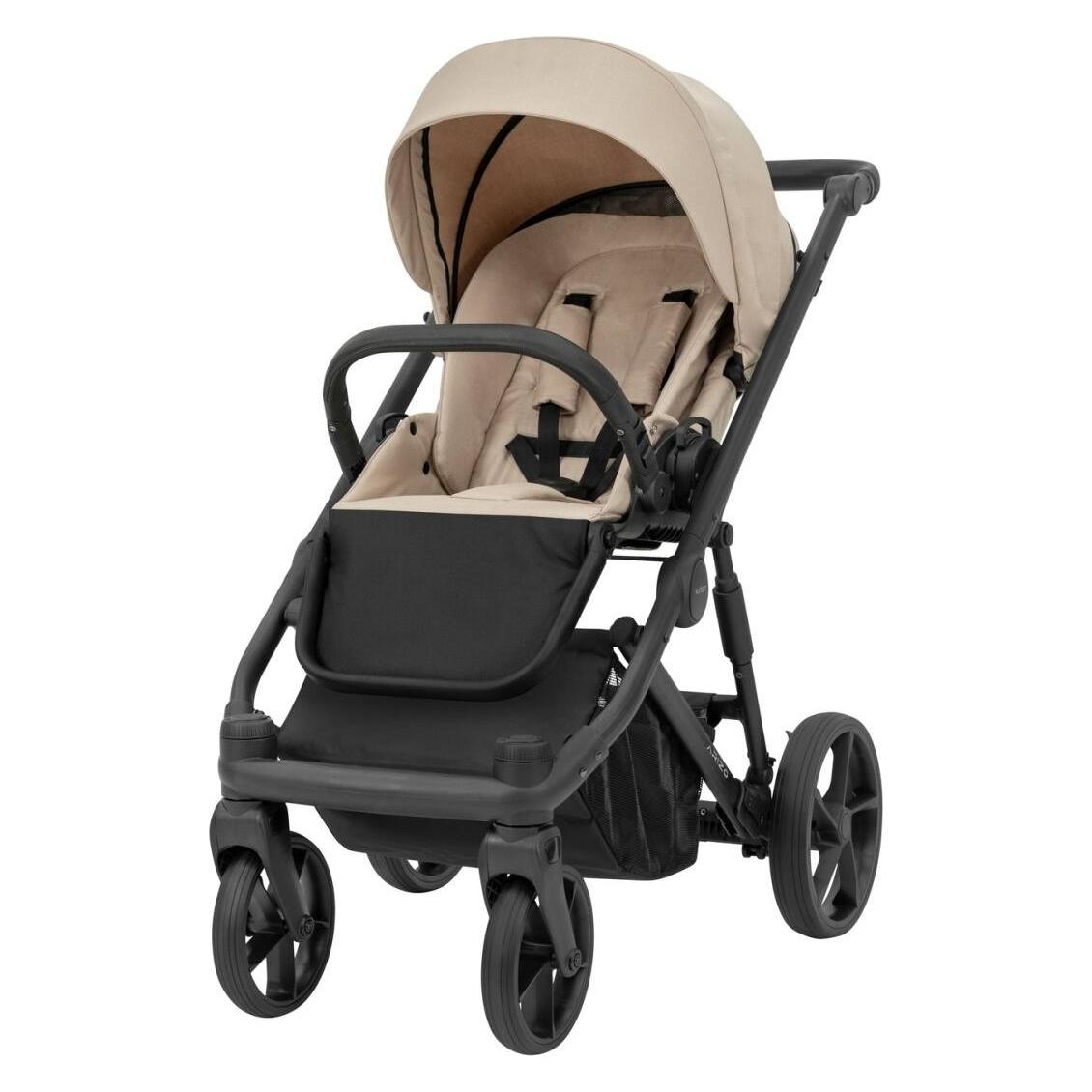 Kunert ARIZO 3in1 - Leichter Kinderwagen in Braun mit modernem Design (65280425)