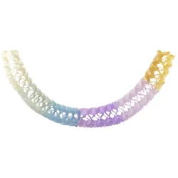 VEPATIM Girlande "Pastellfarben" aus Papier schwer entflammbar Ø17cm 3.6m