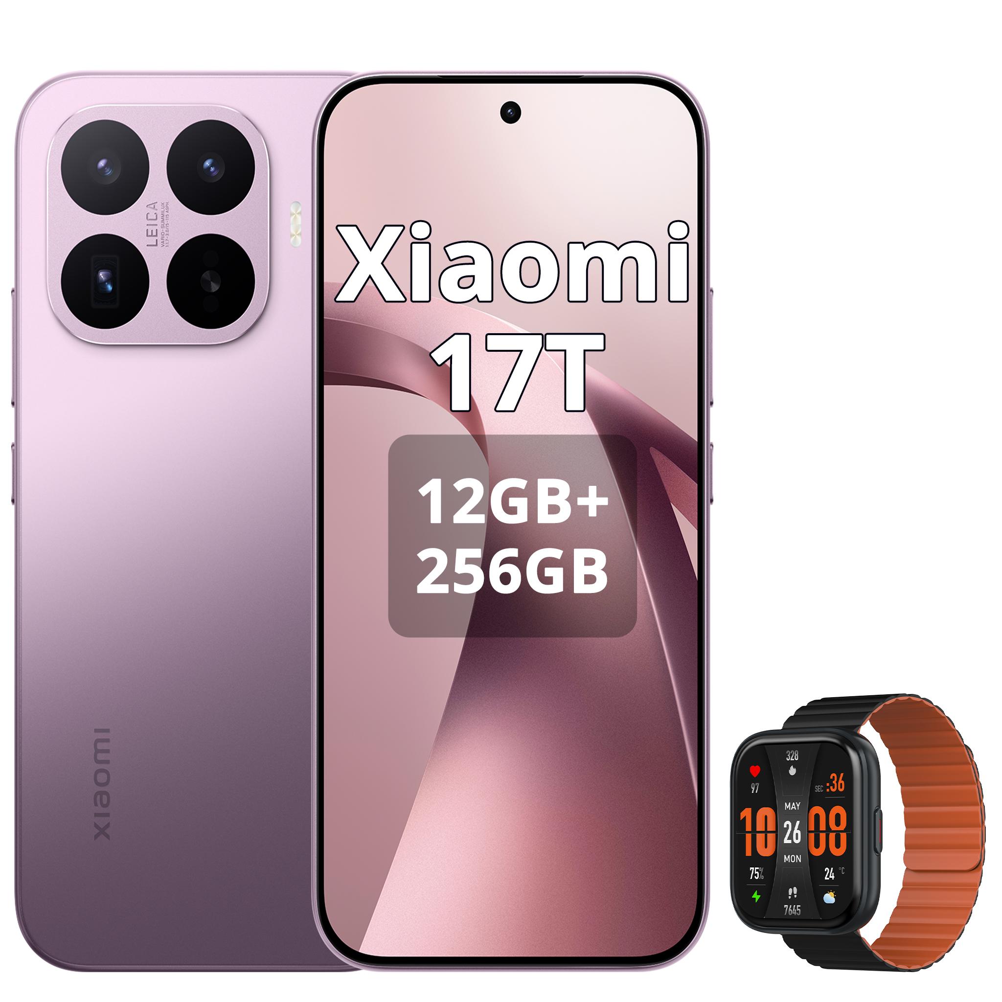 Xiaomi 17T 5G Smartphone Dual Sim 12GB RAM 256GB Violet (inklusive Smartwatches)
