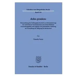 dolus pendens, Fachbücher von Timothy Fuchs