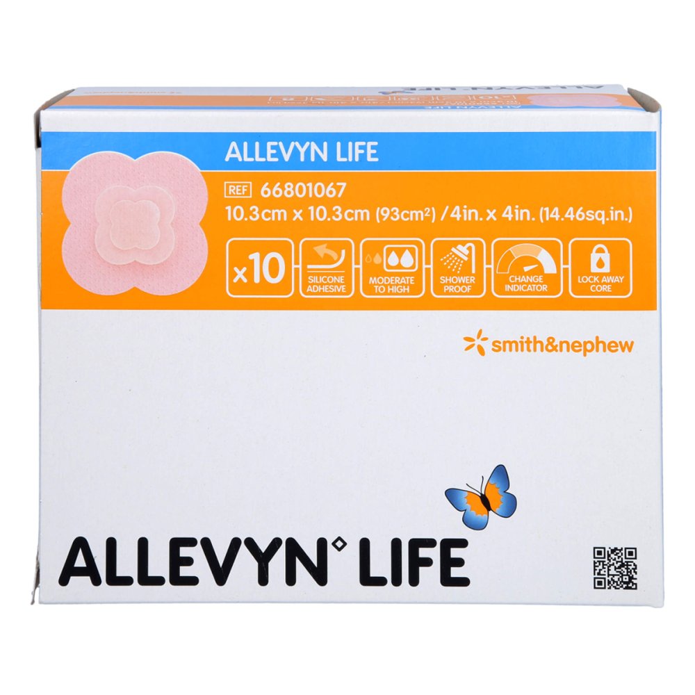 ToValCare GmbH Allevyn Life 10,3x10,3 Cm Silikonschaumverband 17511992