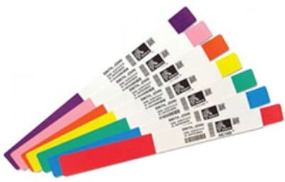Zebra Z-Band Direct (10006995-6K) pulseira laranja pre-impressa 25 x 279 mm (1200 stuks)
