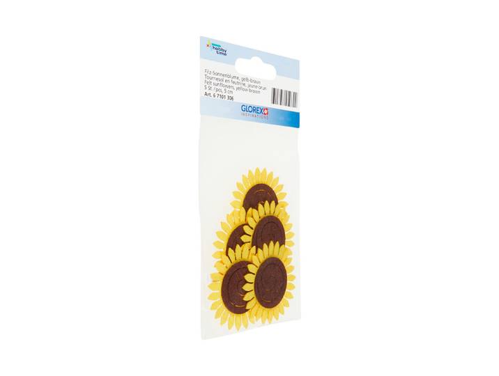 Hobby Time Filz-Sonnenblume 5 cm