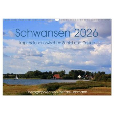 Schwansen 2026. Impressionen zwischen Schlei und Ostsee (Wandkalender 2026 DIN A3 quer), CALVENDO Monatskalender