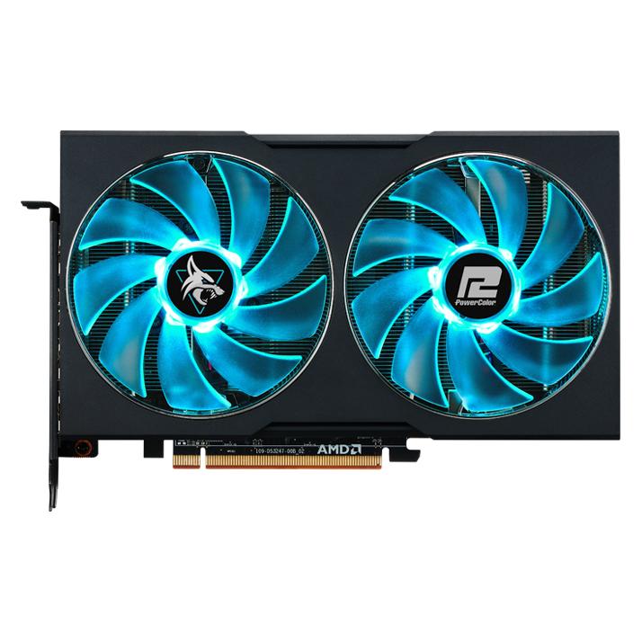 Powercolor RX 7600 Hellhound (8 GB, GDDR6) (RX7600 8G-L/OC)