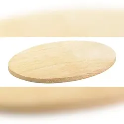 Dekoteller Holz Natur oval 10x80 cm, 1 Stück