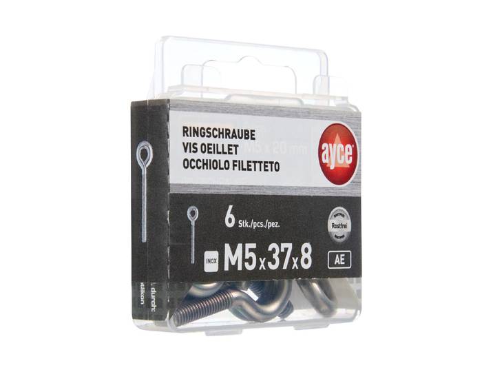 Ringschraube Metrisch Rostfrei 37 mm