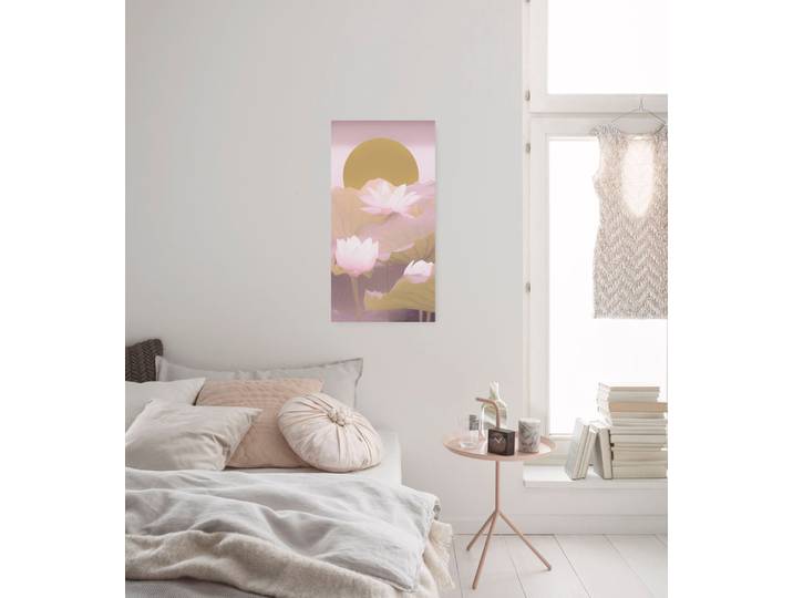Leinwandbild KOMAR Ombré Rosé - Grösse 30 x 60 cm , bunt (farbe bild(er): bunt), B:30cm, Holz, Papier, Bilder, Leinwandbild, Keilrahmenbild mi Echtholzrahmen