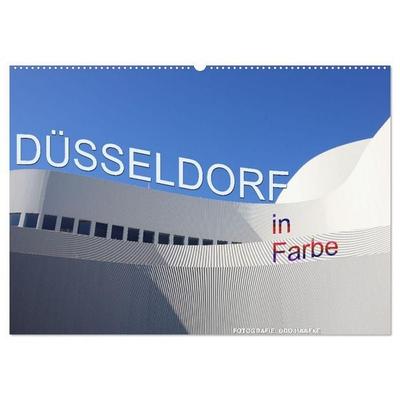 Düsseldorf in Farbe (Wandkalender 2027 DIN A2 quer), CALVENDO Monatskalender
